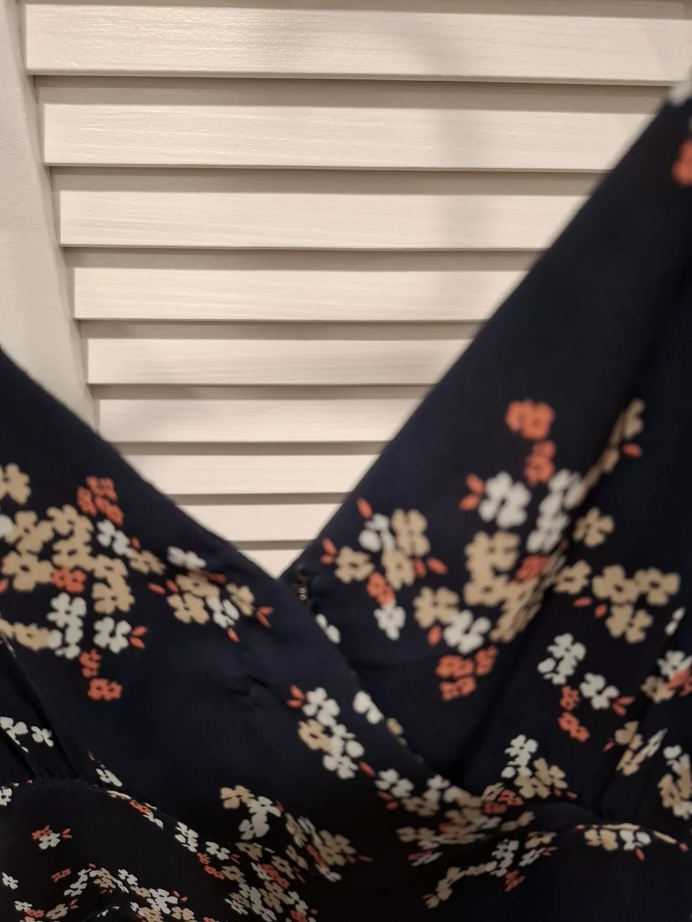 Abercrombie & Fitch Navy Floral Slip Maxi Dress